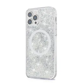 Clear Sparkle Case with MagSafe - iPhone 13 Pro Soft edges Hard Plastic