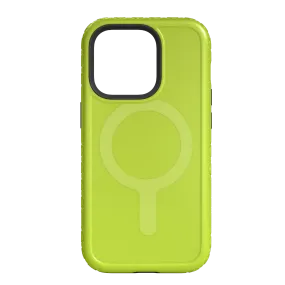 Dual Layer MagSafe Case for Apple iPhone 14 Pro | Electric Lime | Fortitude Series Slim Profiled High Durability