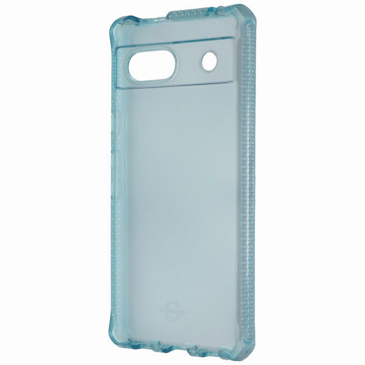 ITSKINS Spectrum_R Clear Protective Case for Google Pixel 7a - Light Blue Comfort Edge