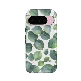 Leaf Me Alone | Green Floral Print Google Pixel Case Flexible Protection Smart Accessory