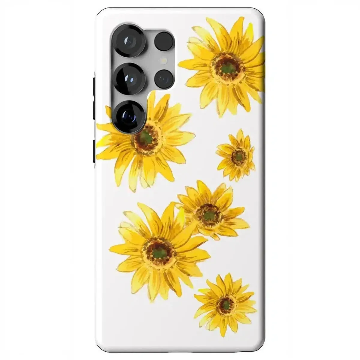 Strong Grip Outdoor Protection Golden Garden | Yellow Sunflower Floral Samsung Case