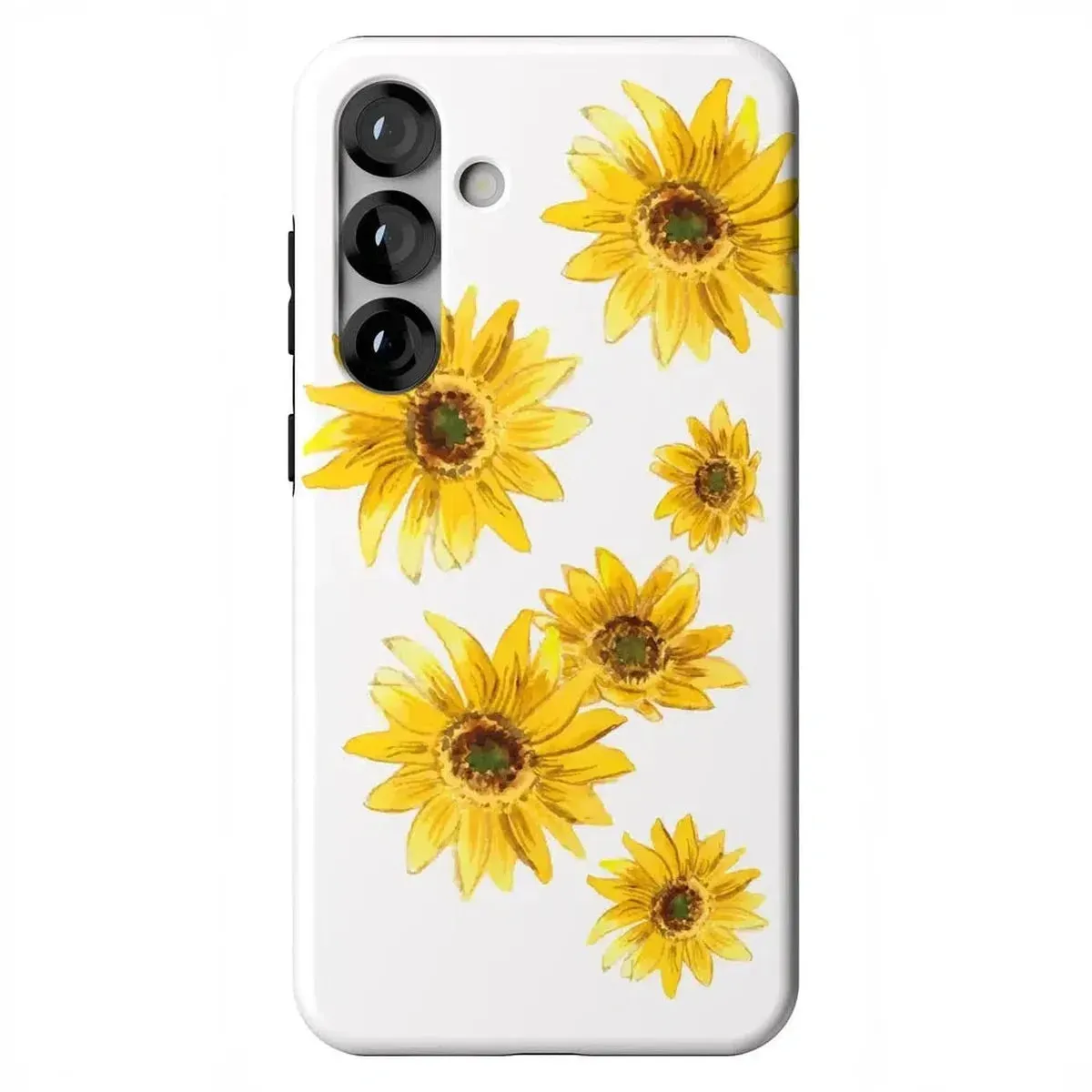 Durable Edge Easy Access Golden Garden | Yellow Sunflower Floral Samsung Case