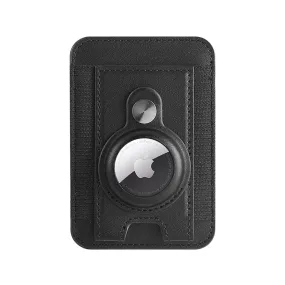 High gloss iPhone Leather Wallet Case with AirTag Holder - MagSafe | Indy Series