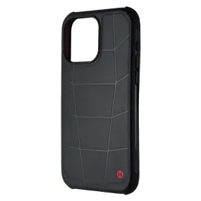 Clean Texture Strong Surface Clckr G-Form Force Case for MagSafe for Apple iPhone 15 Pro Max - Black / Red