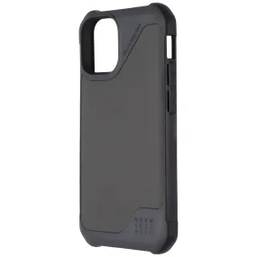 Urban Armor Gear Metropolis LT Series Case for iPhone 12 mini - SATN ARMR Black Flexible Pattern Layer