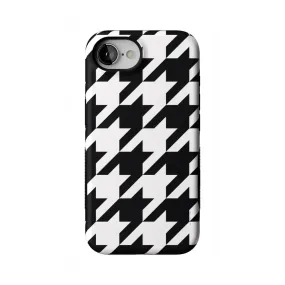 Premium Shield Houndstooth | High Contrast Design Case