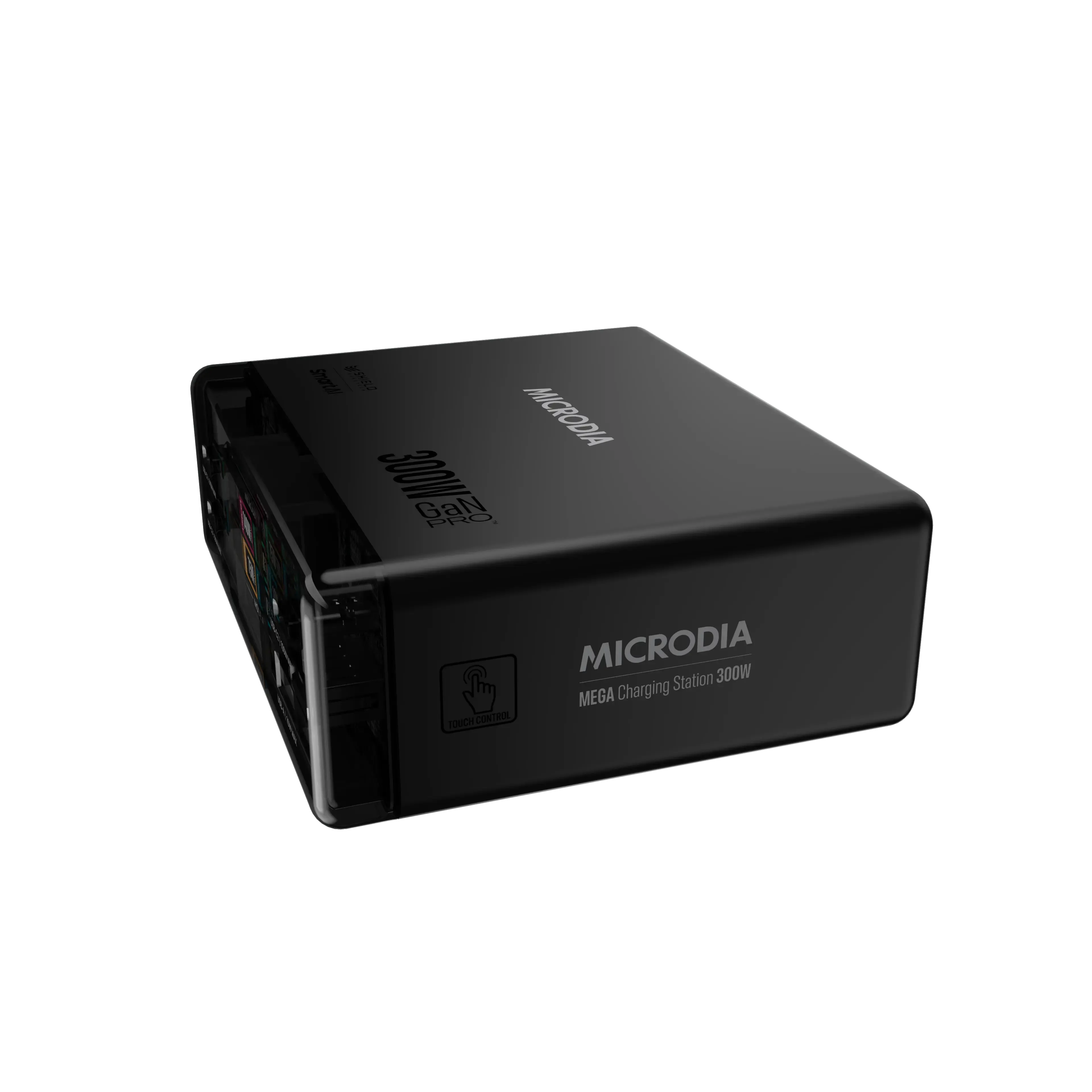 Elegant Layer Texture MEGACharge300 Charging Station 300W DESKTOP CHARGER, 4-PORT, USB-C PD & USB-A