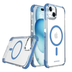 Matte Design Texture MICRODIA CRYSTAL GEAR? High Transparency Protective iPhone Case - Blue