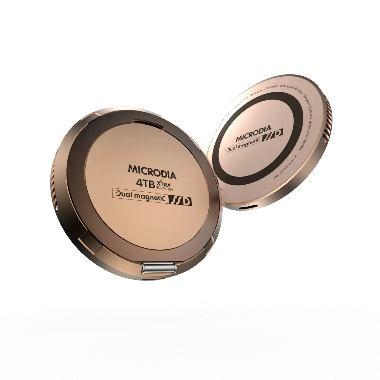 MICRODIA XTRA SPACE? PLUS Magnetic Portable SSD Printed Artwork