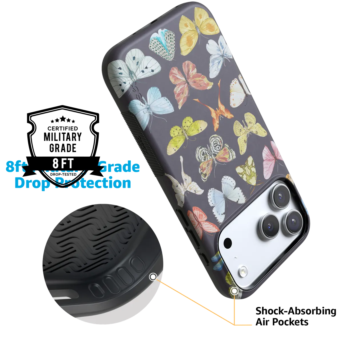 Midnight Monarch | Jenna Palek x Casely Case Anti-slip design simple smart sleeve