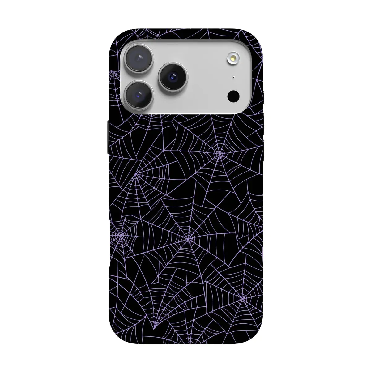 Gloss Texture Soft Touching Midnight Web | Spider Web Case