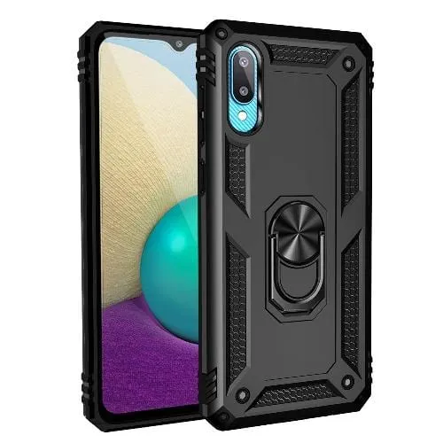 Military Kickstand Case - Samsung Galaxy A02 (2021) Smooth Pattern