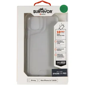 Griffin Survivor Strong Series Case for Apple iPhone 11 Pro - Clear Premium Style Non slip grip