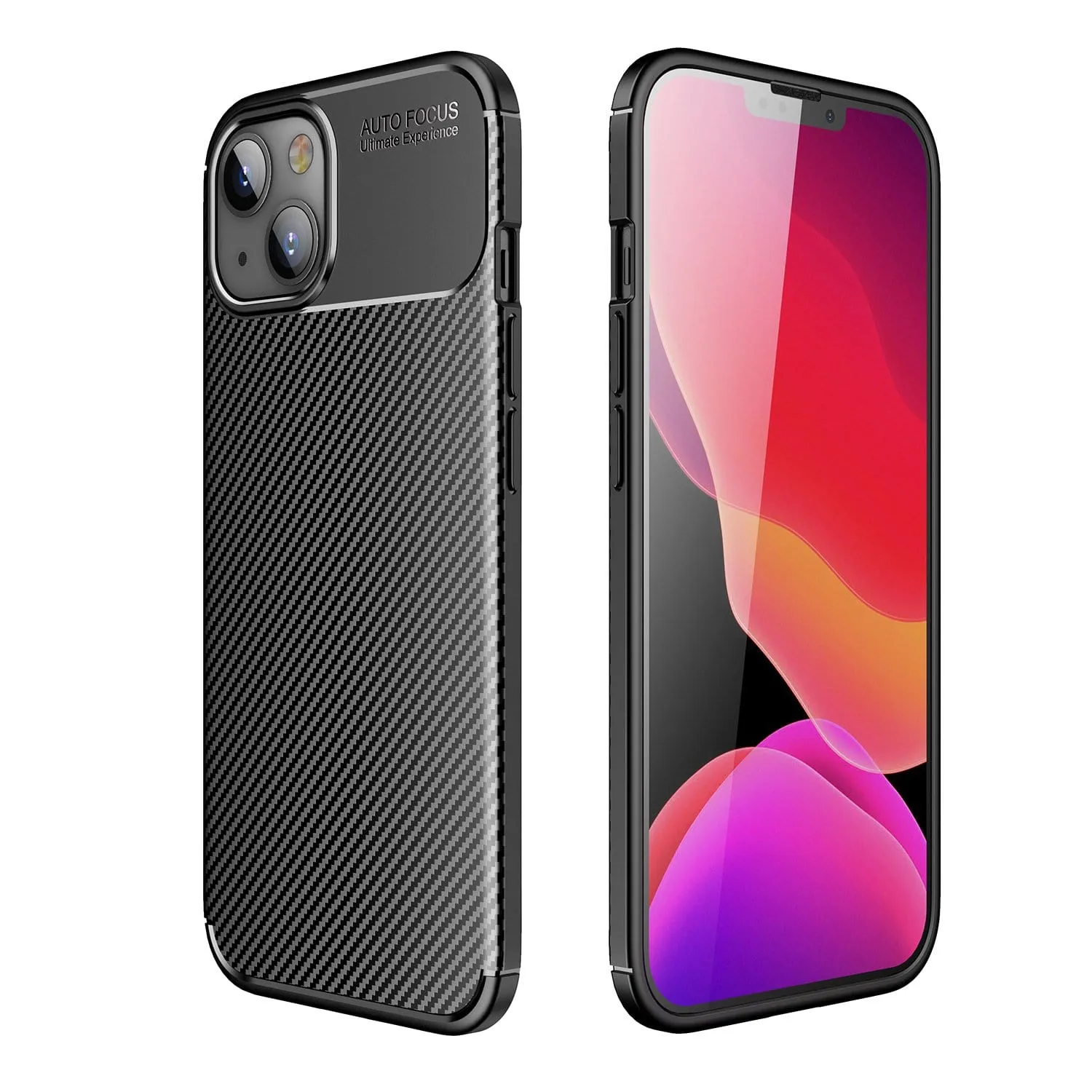 Venture Series Carbon-Fiber Style Case - iPhone 14 & iPhone 13 Modern Form