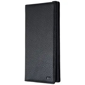 Comfort Pattern Texture Modern Edge Case-Mate Genuine Leather Wallet Folio Case for Samsung Galaxy Note10 - Black