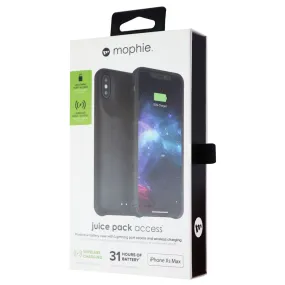 Stylish Layer Texture Simple Style Mophie Juice Pack Access Battery Case (2200 mAh) for Apple iPhone Xs Max - Black