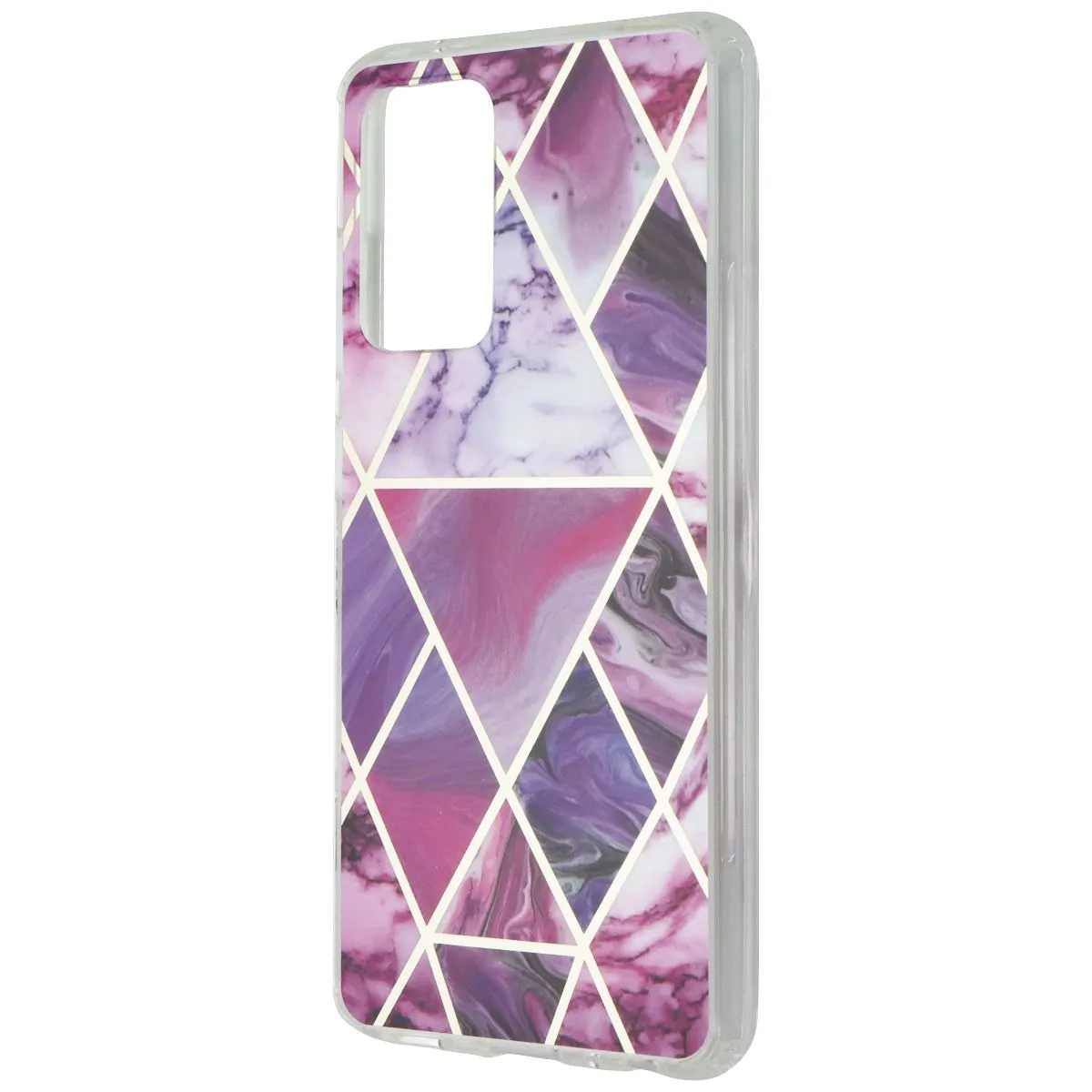 MyBat Fusion Series Case for Samsung Galaxy A52 (5G) - Purple Marble Strong Frame Daily Durability