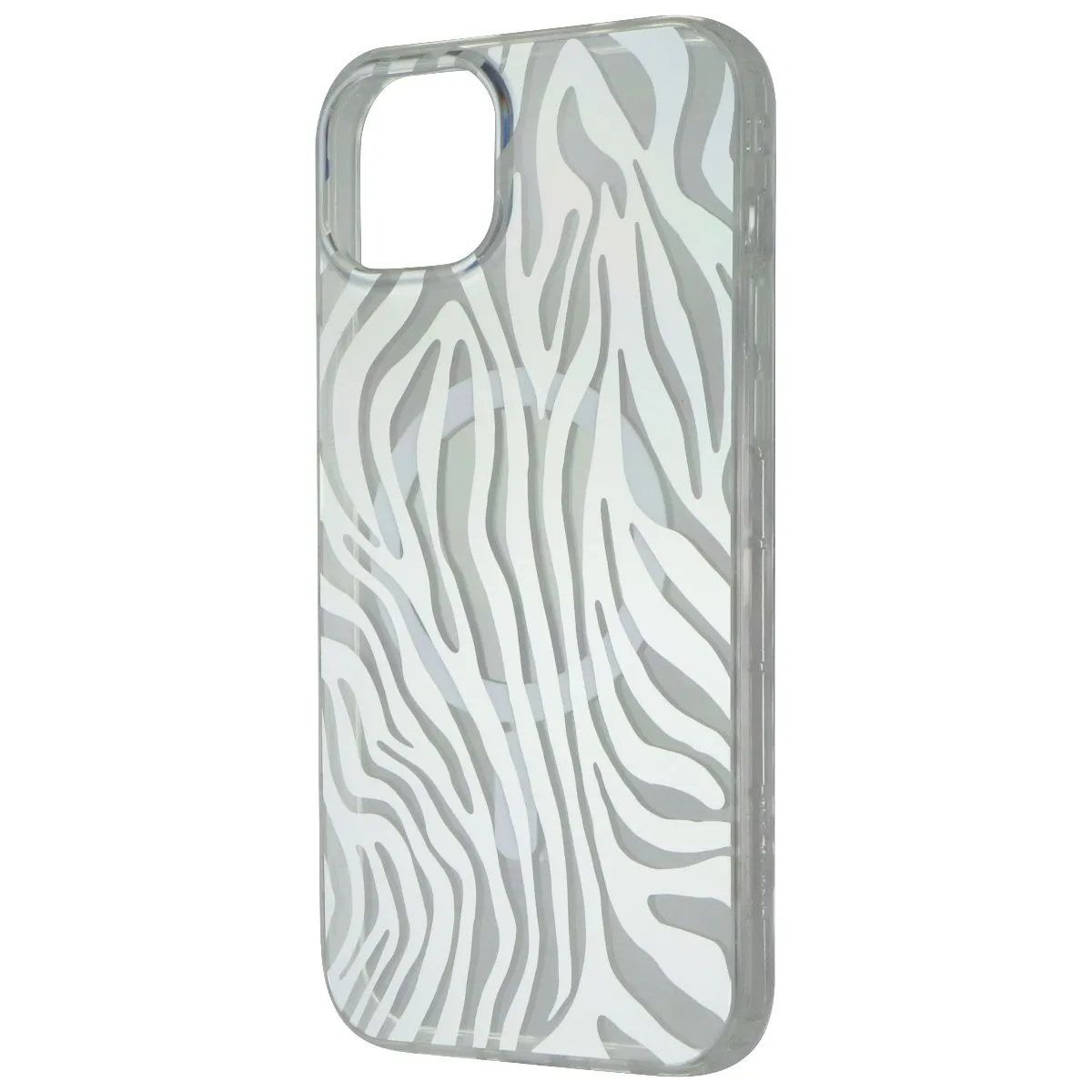 Durable Edge Stylish Layer Texture MyBat Pro Mood Series Case for MagSafe for iPhone 14 Plus - Zebra