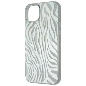 Durable Edge Stylish Layer Texture MyBat Pro Mood Series Case for MagSafe for iPhone 14 Plus - Zebra