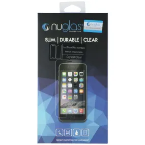 Nuglas Crystal Clear Tempered Glass (Front   Back) for iPhone 8 Plus - Clear Professional Device Guard