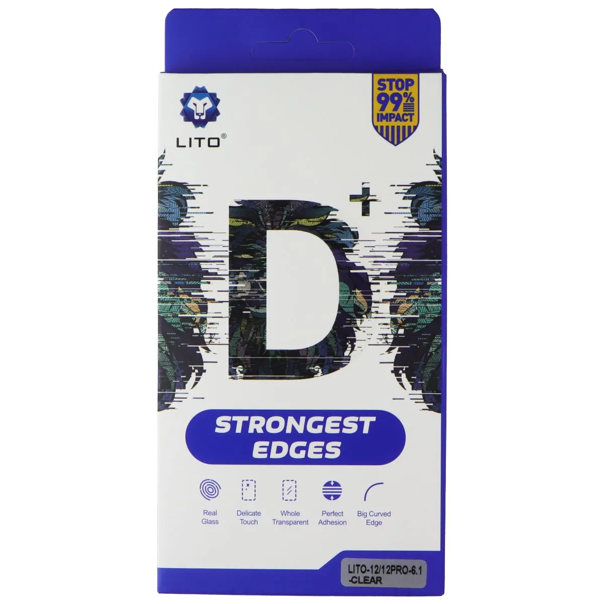 anti scratch film LITO D  Strong Edge Tempered Glass for Apple iPhone 12 / 12 Pro - Clear (2 Pack)
