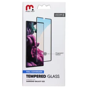 Mybat Pro Full Coverage Tempered Glass for Samsung Galaxy S22 - Clear Smart Tech Crystal Guard Protector