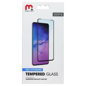 fingerprint resistant Mybat Pro Full Coverage Tempered Glass for Samsung Galaxy A52 5G