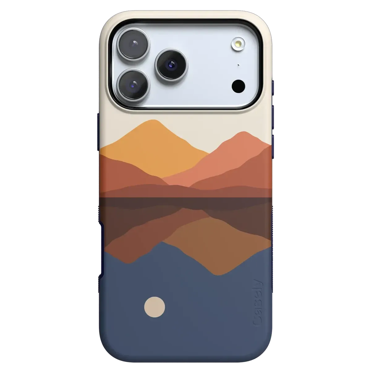 Fashion Forward Opposites Attract | Day & Night Colorblock Mountains Case