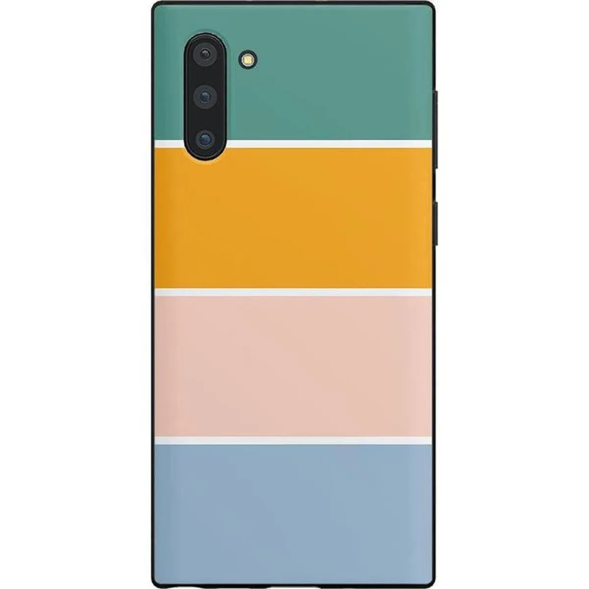 Paint The Town | Colorblock Stripes Samsung Case Crystal Finish Edge Shield