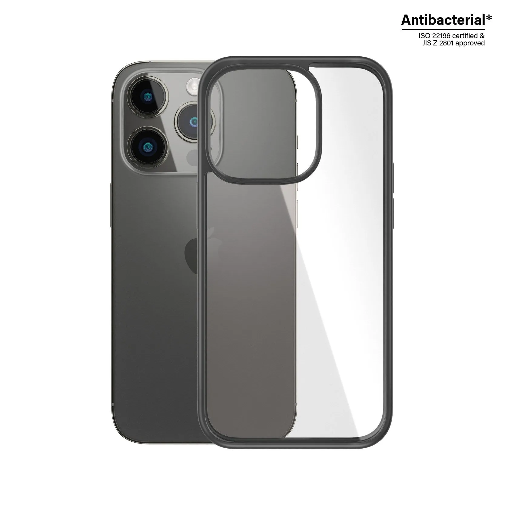 PanzerGlass? ClearCase Transparent iPhone 14 Pro Minimal Aesthetic Enhanced grip