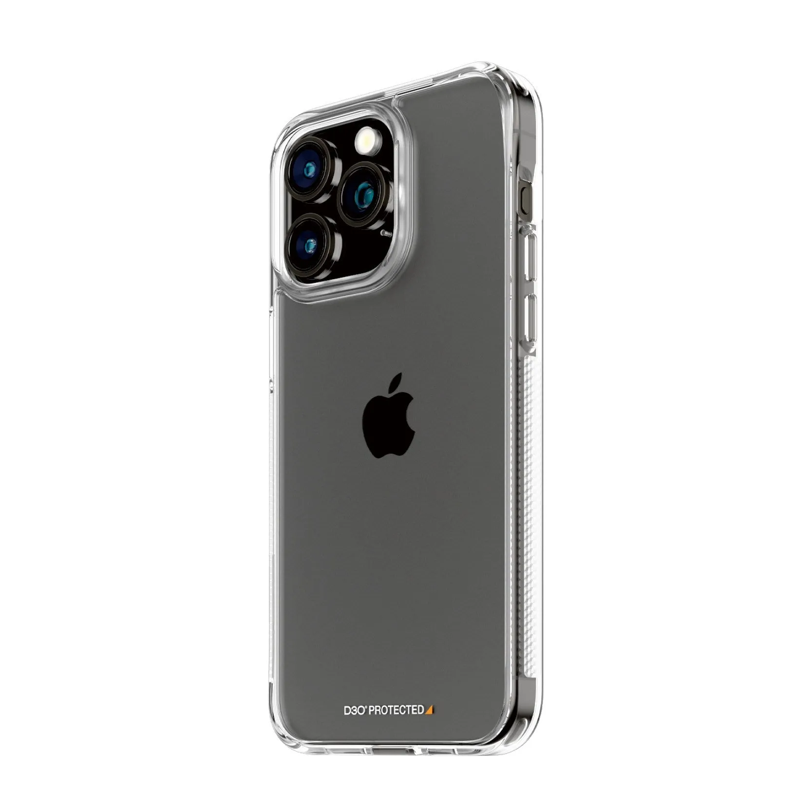 PanzerGlass? HardCase Transparent w. D3O? iPhone 15 Pro Max Easy Access Personal Style