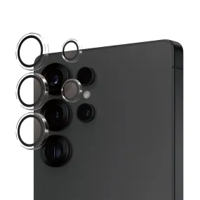 Crystal Guard Max Plus Edge Defense Guard PanzerGlass? Hoops? Camera Lens Protector Transparent Samsung Galaxy S25 Ultra