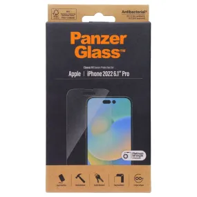 PanzerGlass Platinum Strength Classic Fit Screen Protector for iPhone 14 Pro Scratch Defense Shield ultra hd vision