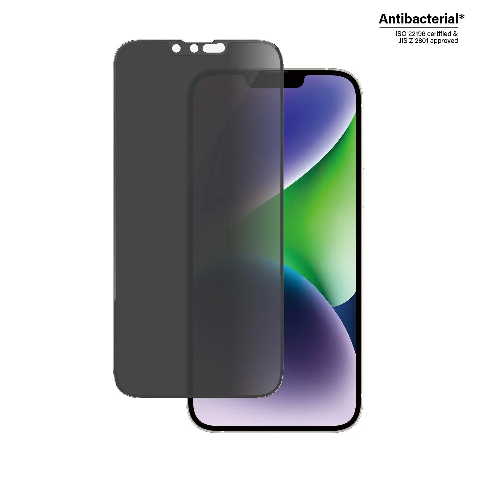 Smooth Touch Plus PanzerGlass? Privacy Screen Protector iPhone 14 Plus | 13 Pro Max | Ultra-Wide Fit w. EasyAligner