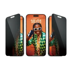 PanzerGlass? Privacy Screen Protector iPhone 15 Pro Max | Ultra-Wide Fit w. EasyAligner HD Display Scratch Defense