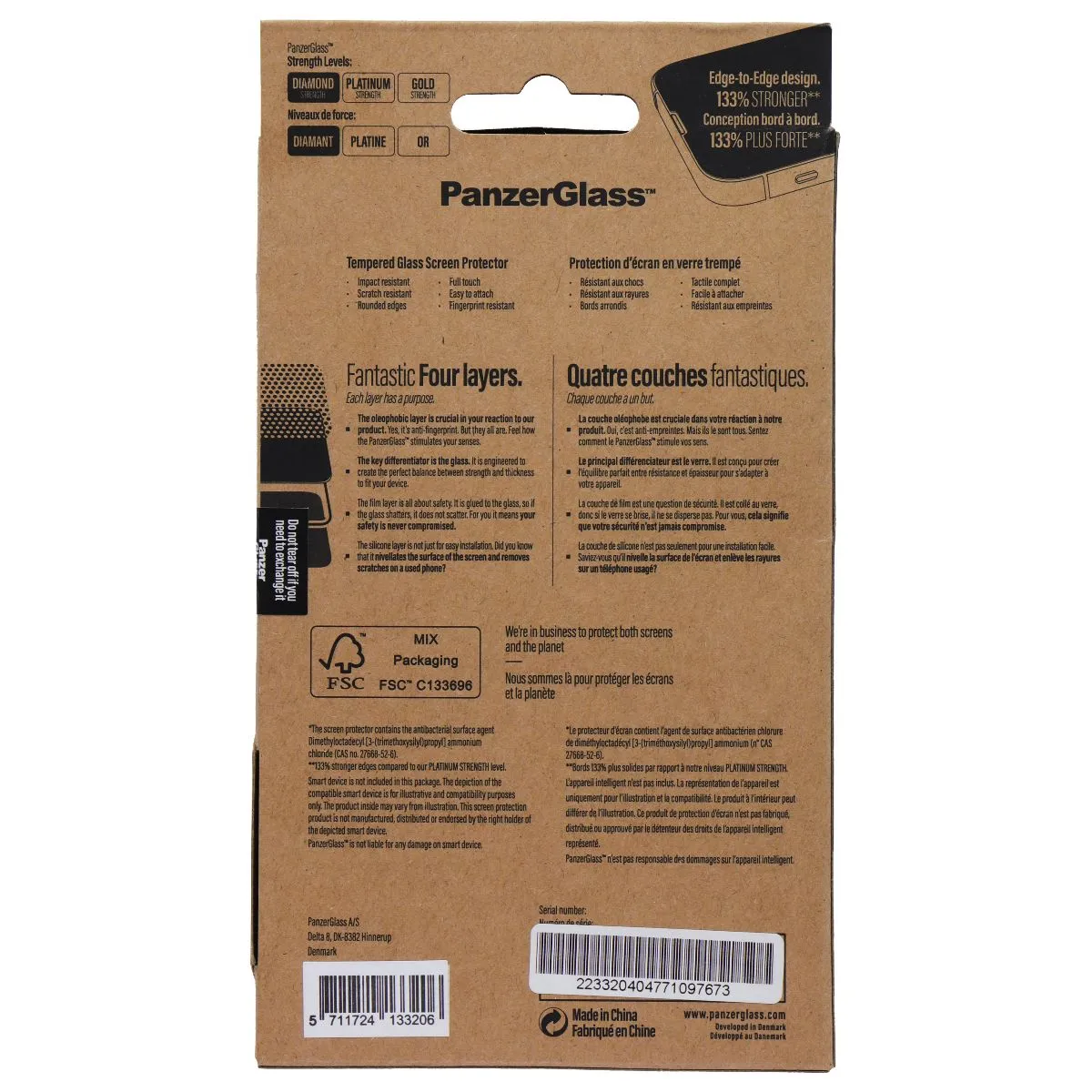 PanzerGlass Privacy Screen Protector w/ CamSlider for Apple iPhone 12/12 Pro Phone Accessory Flexible Screen Film