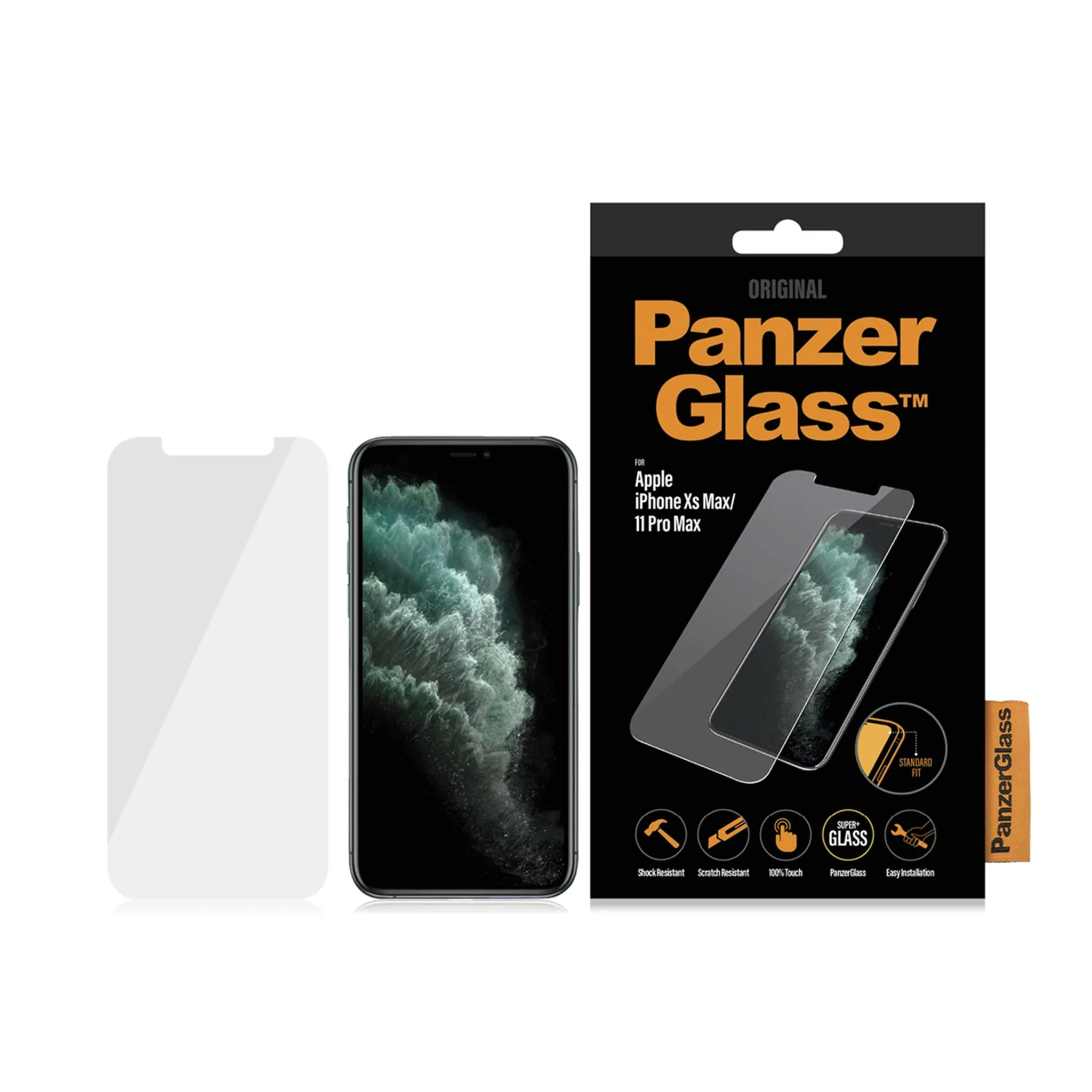 comfortable viewing glass PanzerGlass? Screen Protector iPhone 11 Pro Max | Xs Max | Standard Fit