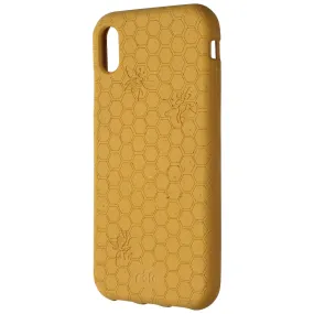 Daily Style Creative Texture Pela Classic Series Flexible Case for Apple iPhone XS Max - Yellow