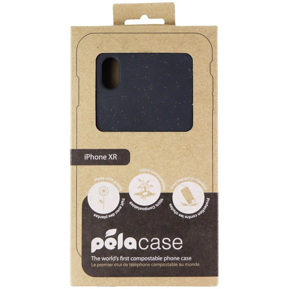 Pela Flexible Case for Apple iPhone XR - Black Polished Style