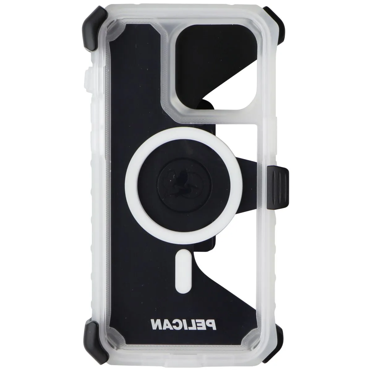Hybrid Detail Pelican Ambassador Case for MagSafe for Apple iPhone 15 Pro Max - Clear