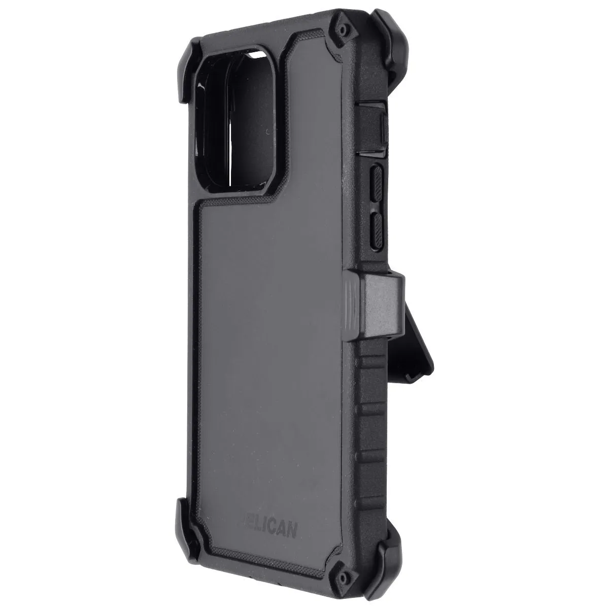 Premium Texture Design Hybrid Finish Pelican Ambassador Case for MagSafe for Apple iPhone 15 Pro Max - Shield Black