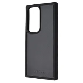 Gloss Surface Pelican Protector Carbon Case for Samsung Galaxy S24 Ultra - Black
