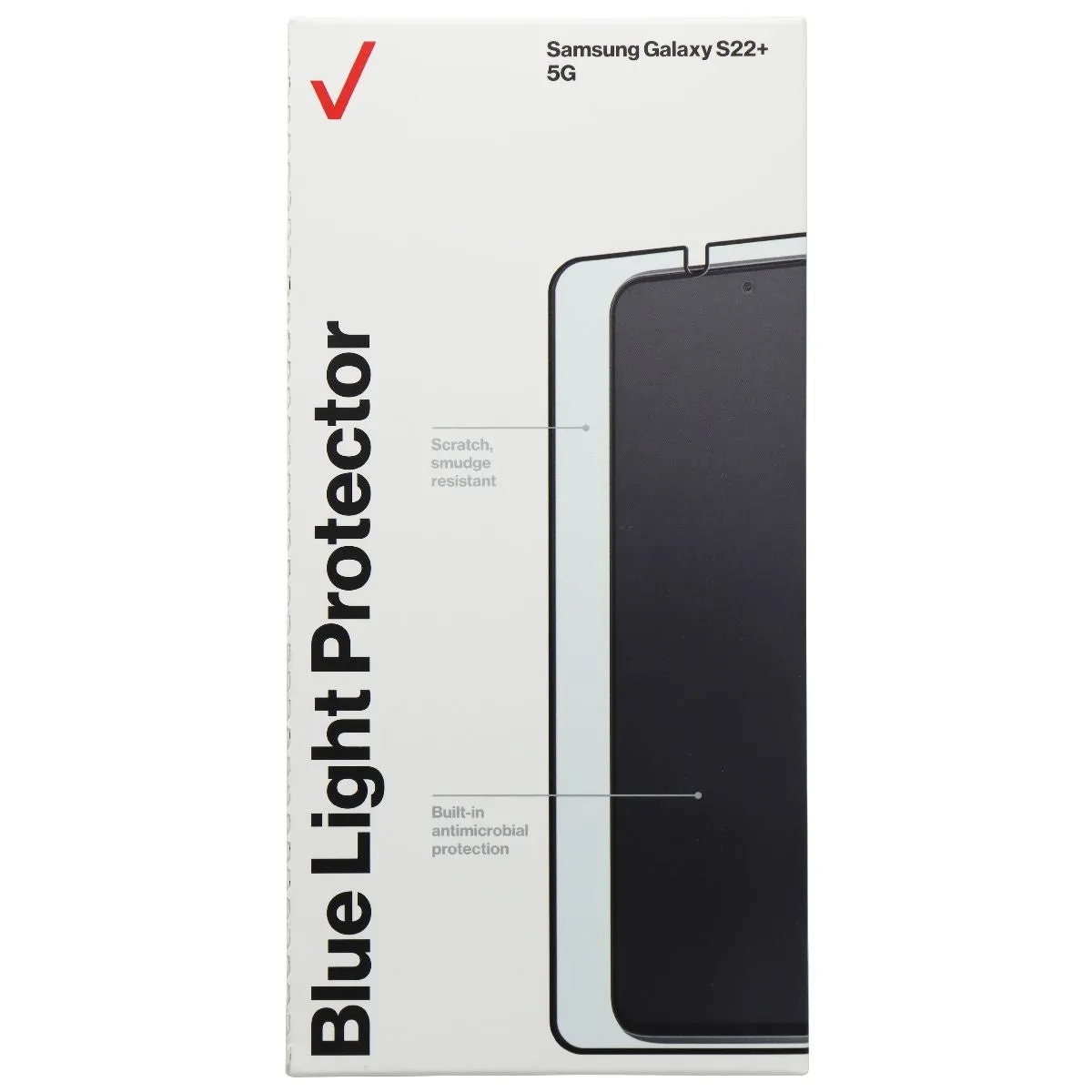 Screen Guard Pro Verizon Blue Light Screen Protector for Samsung Galaxy S22  5G - Clear/Tinted
