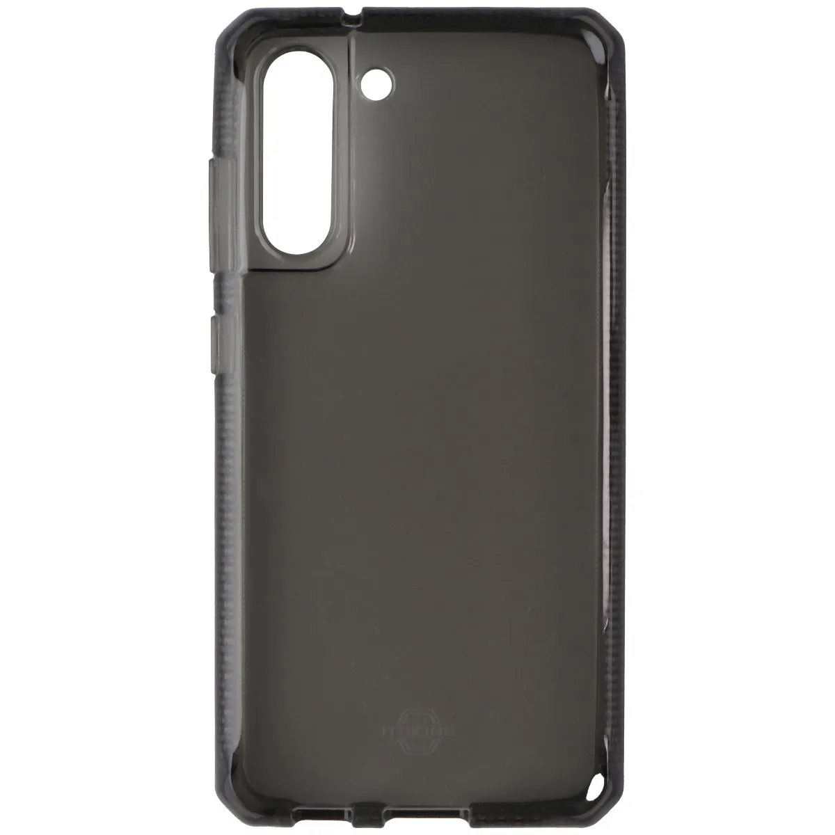 Hybrid Build Texture Itskins Spectrum Clear case for Samsung Galaxy S21 FE 5G - Smoke