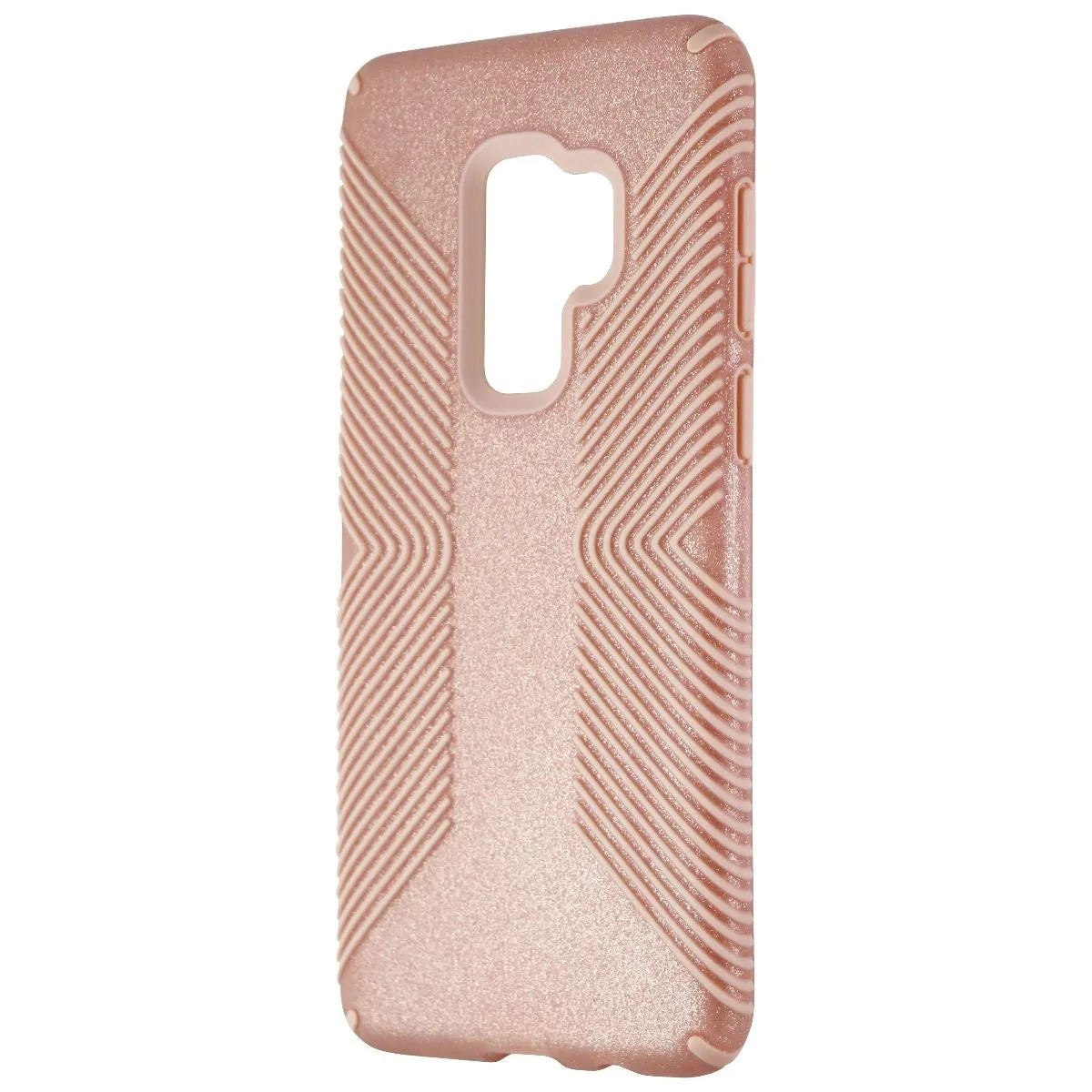 Speck Presidio Grip Glitter Series Hybrid Hard Case for Galaxy S9  (Plus) - Pink Grip Assist Precision Cutouts
