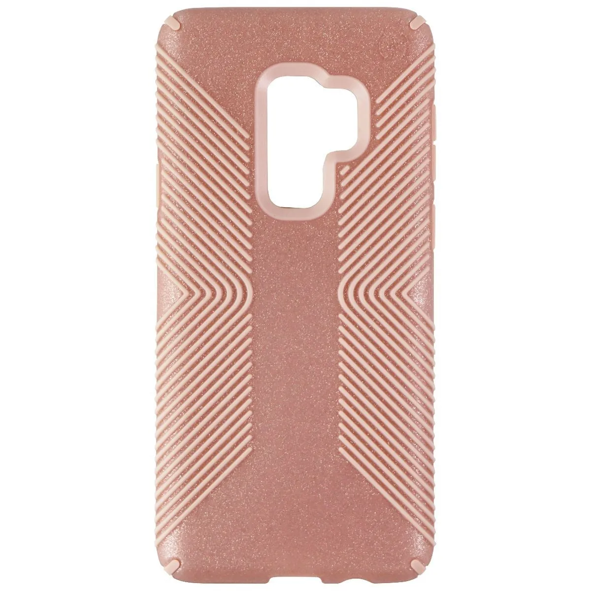 Sleek Surface Speck Presidio Grip Glitter Series Hybrid Hard Case for Galaxy S9  (Plus) - Pink