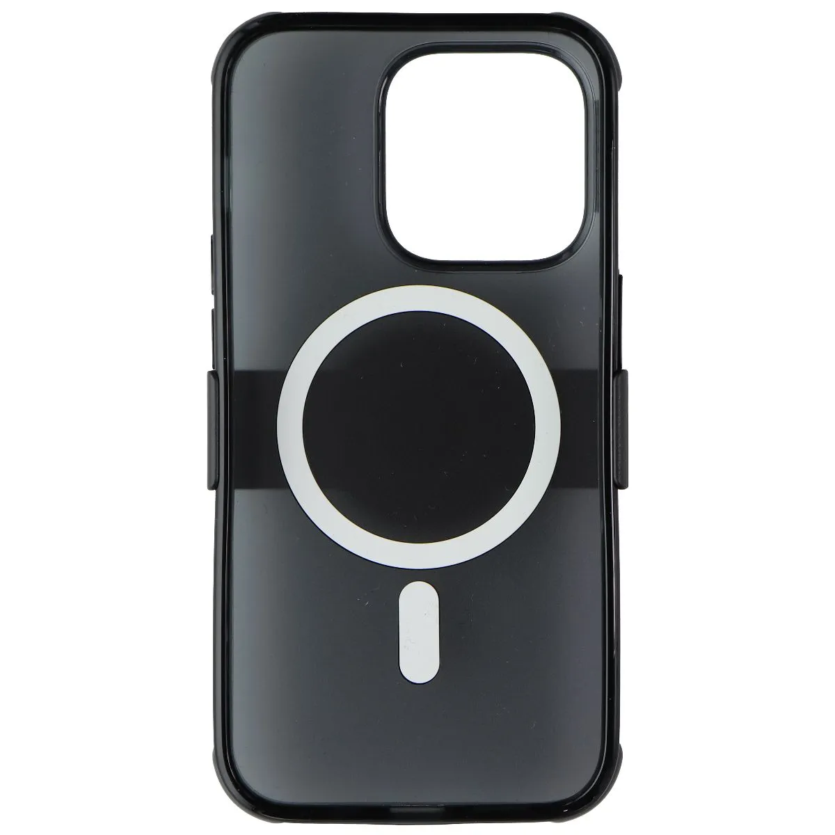 PopSockets Hardshell Case for MagSafe for iPhone 14 Pro Max - Black Translucent Frosted surface