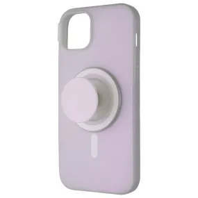 PopSockets Pop Case for MagSafe for Apple iPhone 15 Plus - Opalescent Outdoor Use Matte Look Finish