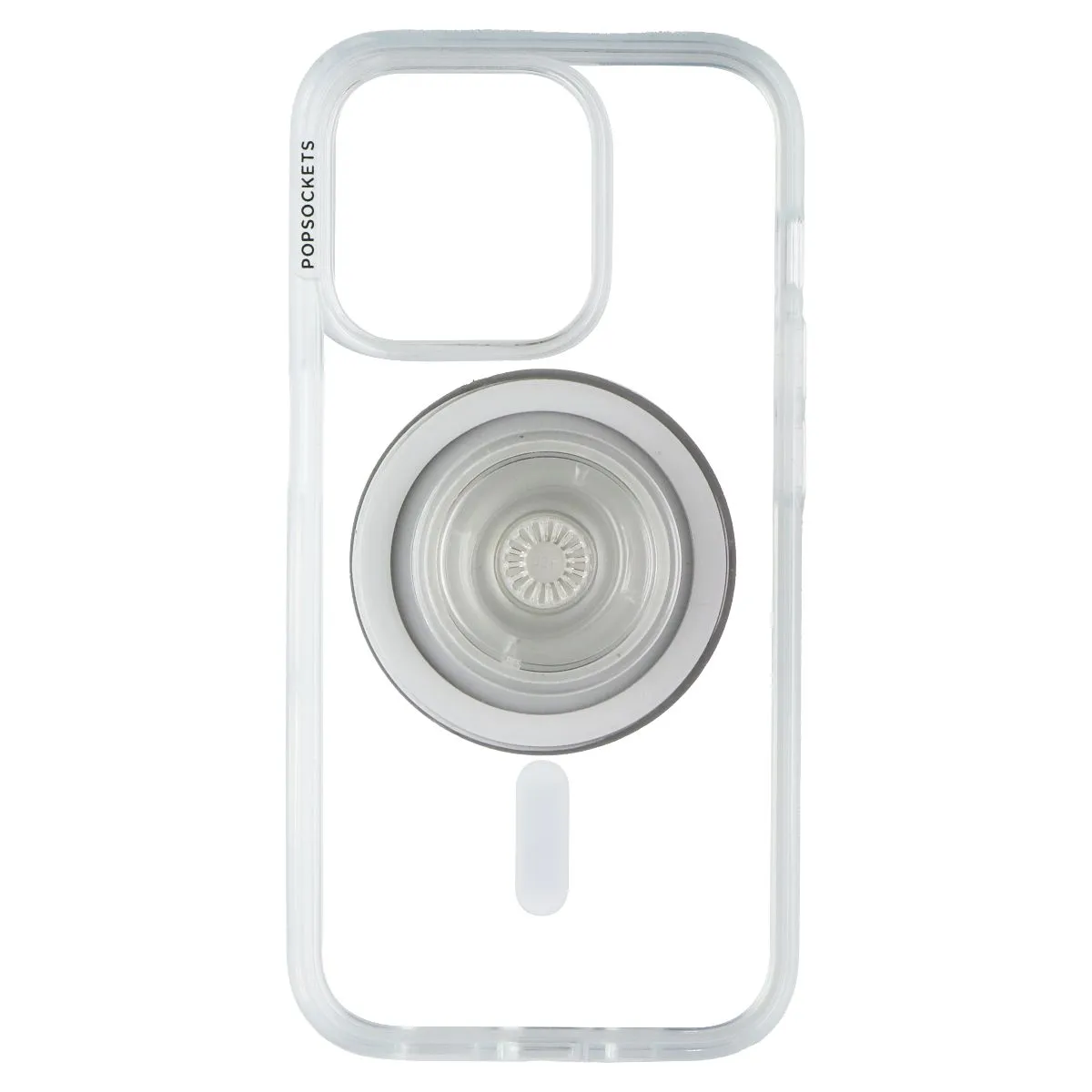 PopSockets PopCase for MagSafe for iPhone 15 Pro - Clear Customizable Option