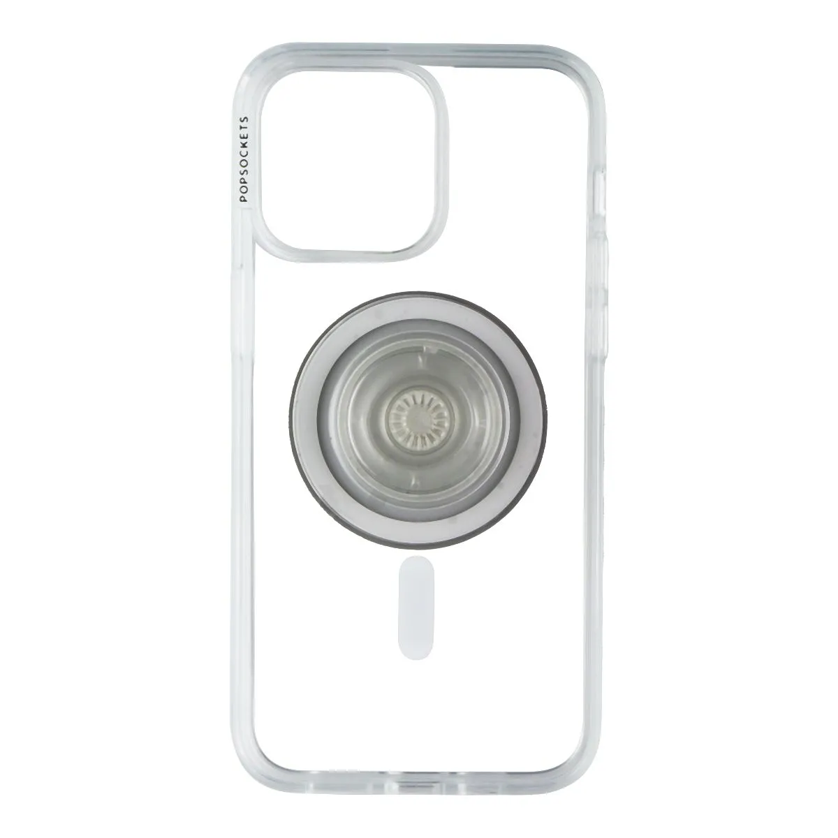 Stylish Detail PopSockets PopCase for MagSafe for iPhone 15 Pro Max -Clear